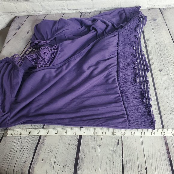 Eye Candy Women's Purple Blouse - Picture 5 of 6